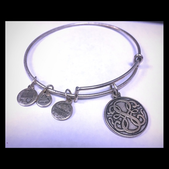 Alex and Ani silver bangle - infinity - retired. - Picture 1 of 2